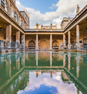 Baños romanos de Bath durante una excursión desde Londres