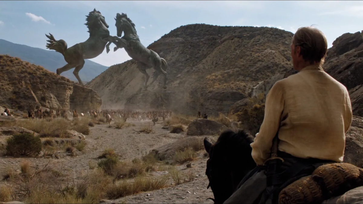 Escena de Juego de Tronos rodada en el desierto de Tabernas, en Almería, uno de los grandes escenarios de cine de España