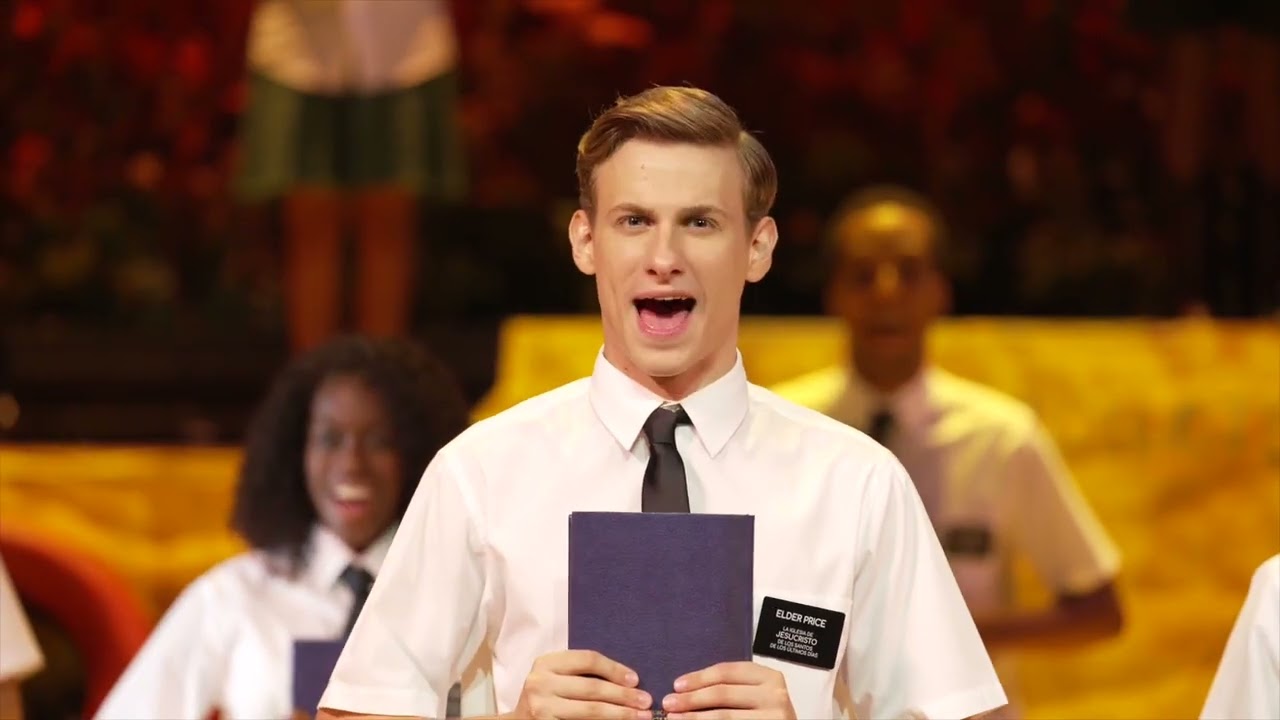Imagen promocional del musical The Book of Mormon en Madrid